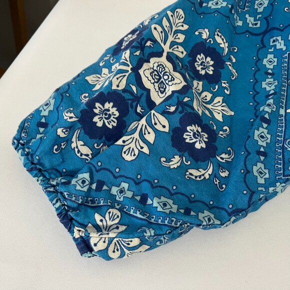 Johnny Was XXL Top Linen Blouse Blue - Picture 7 of 9